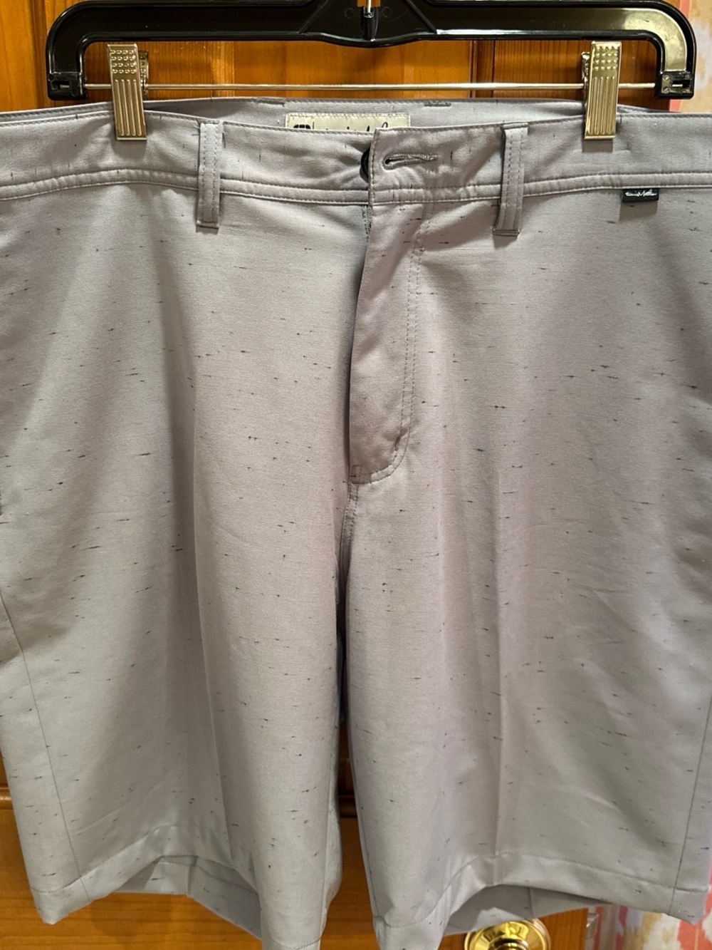 Travis Mathew Light Gray Speckled Chino Shorts